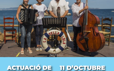 El proper divendres 11 d’octubre no et pots perdre el concert d’havaneres de la Vella Lola